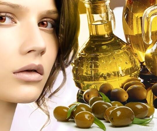 L'huile d'olive pour un masque visage régénérant