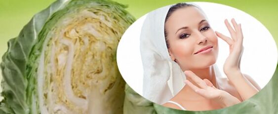 Masque avec chou pour serrer la peau